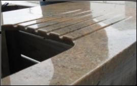 Benchtop Dishdrainer Grooves