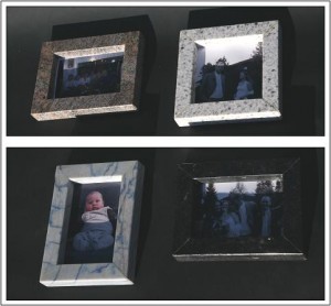 Picture frames in granite