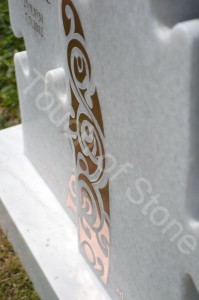 headstone-complete-6 Copper Inlayed Pattern