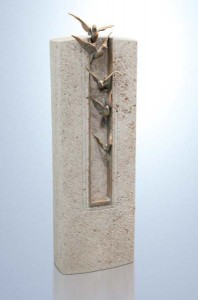 headstone-bronze-5 Example with stonework