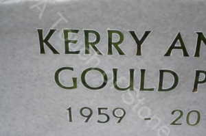 headstone-appearance-2 Greenstone lettering