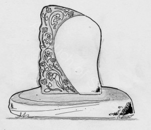 headstone-entangled-story-design Headstone entangled story